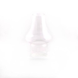 Glazen kaars lamp hoofd. Diameter van 6 cm