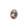   Sleutelhanger reliëf st français 5cm houten 
