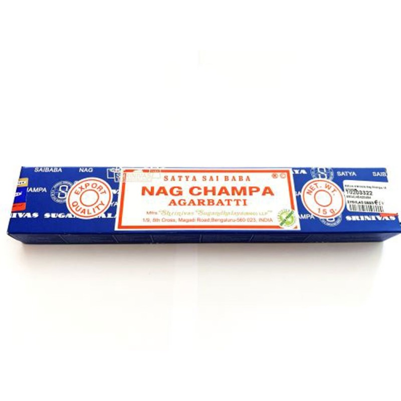 Bâtons d'encens Nag Champa. 15 grammes