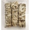 Encens de sauge blanche. 12 cm. 3 fois 20/25 grammes