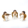 Ange musicien en résine. 8 cm