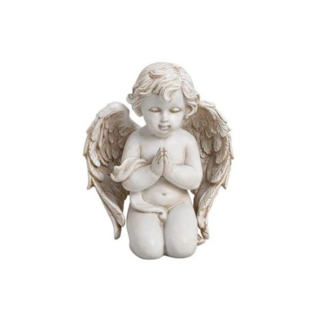 Kniehanger van wit polystone 11x14x7 cm