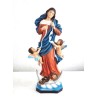 Statue de Notre Dame qui défait des nœuds en résine. 60 cm