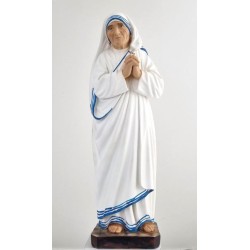 Statue de Mère Teresa de Calcutta en résine. 40 cm