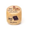 Petit dé en bois 4x4cm