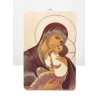 Icône sur bois 10x15cm  "Vierge à l'Enfant"
