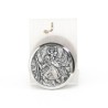 Magneet van St. Christopher in zilver. 24 mm