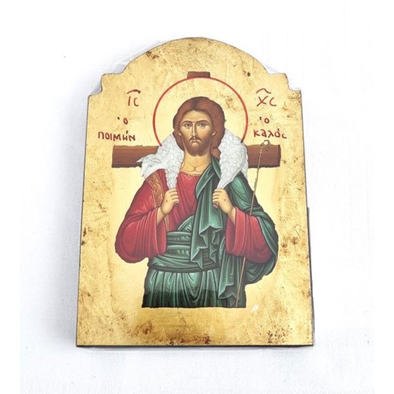 Icône 14x10cm Bon Pasteur