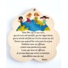Decor wolk Kind met twee gezichten 11x11cm