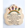 Decor wolk Kind met twee gezichten 11x11cm
