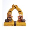 Kerststal kinderblok van terracotta 2 model