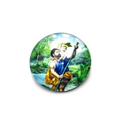 Magnet de Saint Christophe en verre