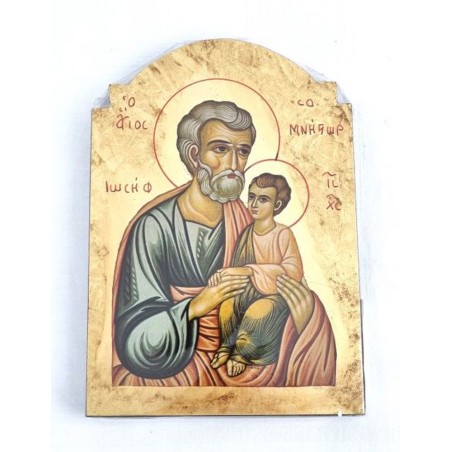 Icône  St Joseph 20x14cm
