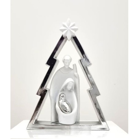 Statue Sainte Famille stylisée 20x14cm