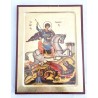 Goud gebogen 24x30 cm icoon