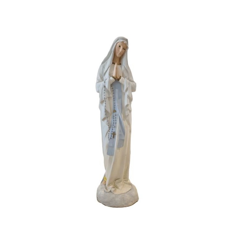 Statue Notre Dame de Banneux 103 cm en poudre de porcelaine