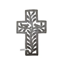 Kruis 2 metalen vogels 20cm (handgemaakt in Haïti)