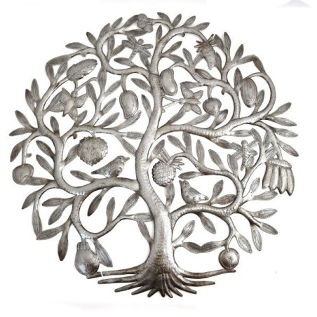 Arbre de vie printanier métal D:60cm (Fabriqué à la main Haïti)