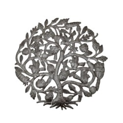 Arbre de vie métal (fabriqué à la main en Haïti) 36 cm