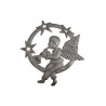 Angelot aux étoiles métal 20cm (Fabriqué à la main en Haïti)
