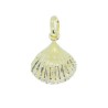 Pendentif  Coquille 20 mm en Plaqué Or