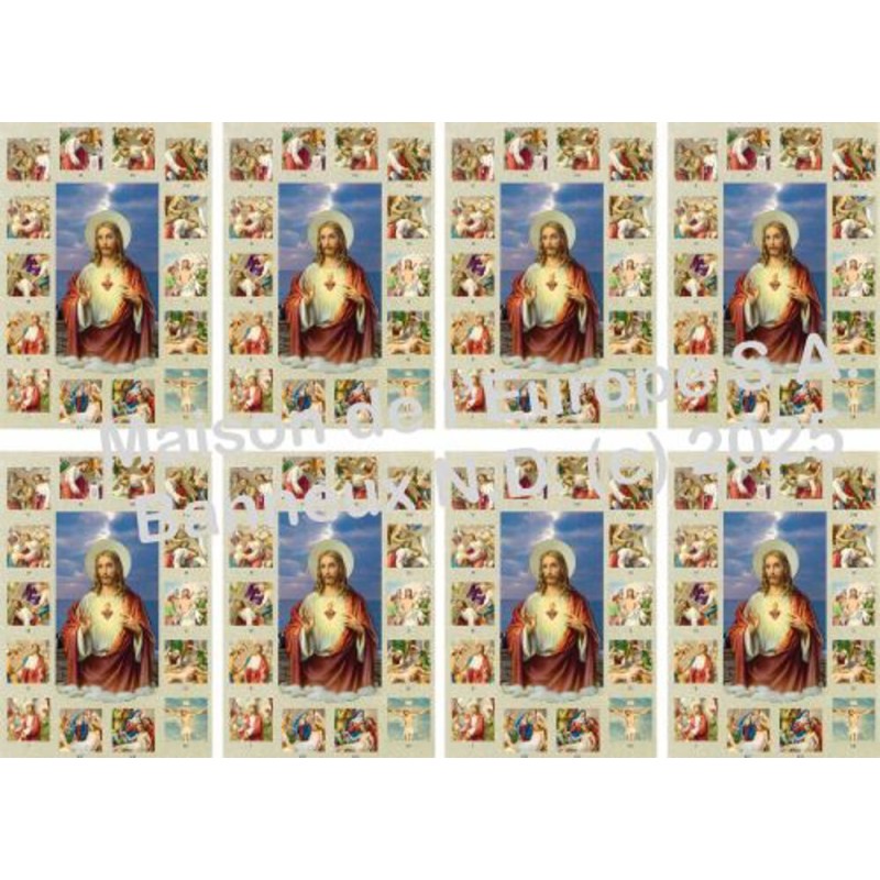 Chemin de Croix  Stickers 8/A4 10x6.8 cm