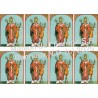 St. Hubert Stickers 8/A4 10x6.8 cm