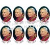 Paus Johannes Paul II Stickers 8 / A4 10x6,8 cm    