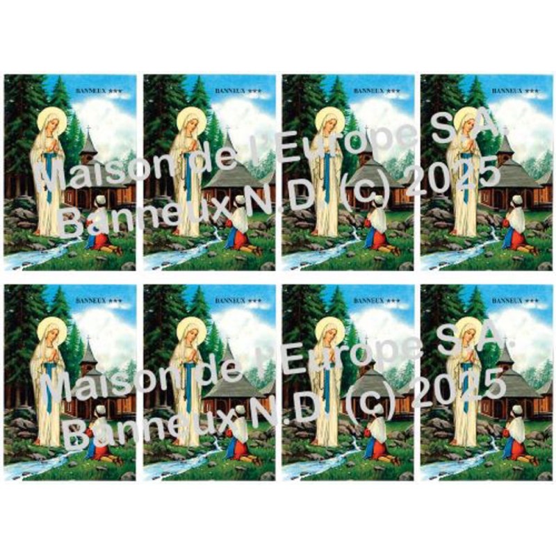 Banneux Stickers 8/A4 10x6.8 cm Banneux Stickers 8/A4 10x6.8 cm