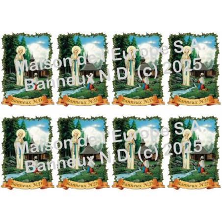Banneux Sapin Stickers 8/A4 10x6.8 cm