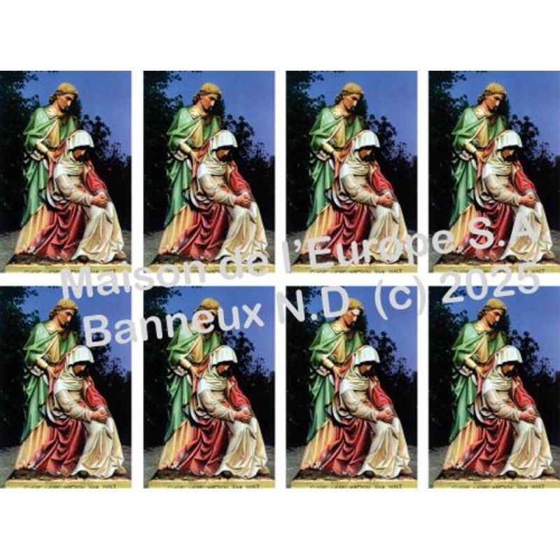 ND du Doux Repos/OLV Van Rust Stickers 8/A4 10x6.8 cm
