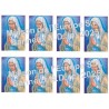 Banneux vierge priante  Stickers 8/A4 10x6.8 cm