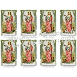 Holy Agathe (Pulmonale Diseases) Stickers 8 / A4 10x6,8 cm    