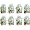 ND van Lourdes zonder grotstickers 8/A4 10x6,8 cm