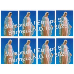 Medjugorje buste  Stickers 8/A4 10x6.8 cm