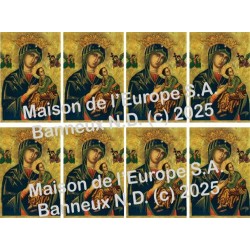 Perpétuel Secours / ADB Stickers 8/A4 10x6.8 cm