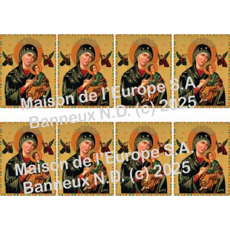 Perpétuel Secours / ADB Stickers 8/A4 10x6.8 cm