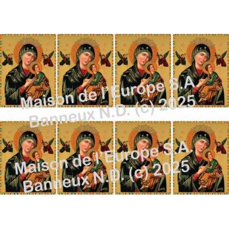 Perpétuel Secours / ADB Stickers 8/A4 10x6.8 cm