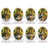 Perpétuel Secours / ADB ovale Texte NL Stickers 8/A4 10x6.8 cm