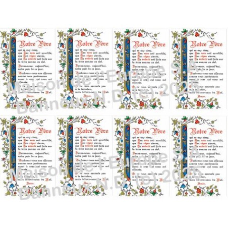 Onze Vaderstickers 8/A4 10x6,8 cm