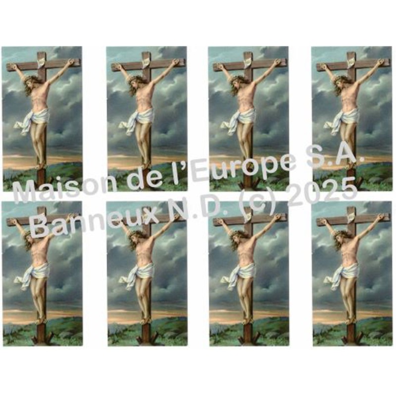 Jésus sur la Croix Stickers 8/A4 10x6.8 cm