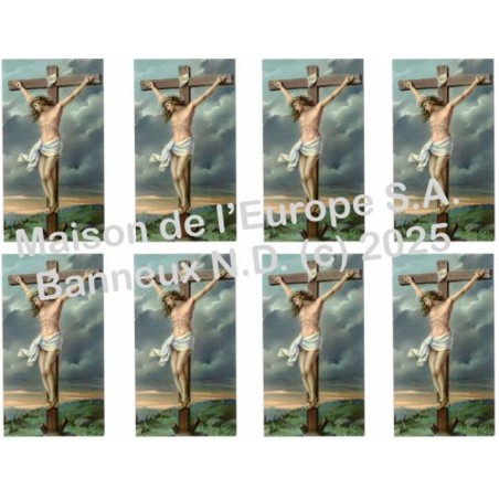 Jésus sur la Croix Stickers 8/A4 10x6.8 cm