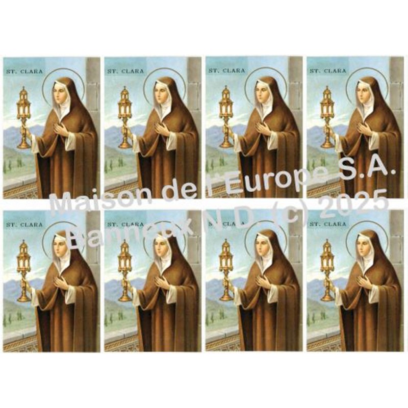 Saint Claire Stickers 8 / A4 10x6,8 cm    