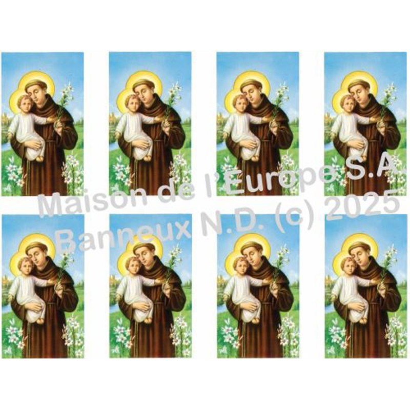 Saint Antoine  Stickers 8/A4 10x6.8 cm