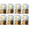 Saint Peregrin Stickers 8/A4 10x6.8 cm
