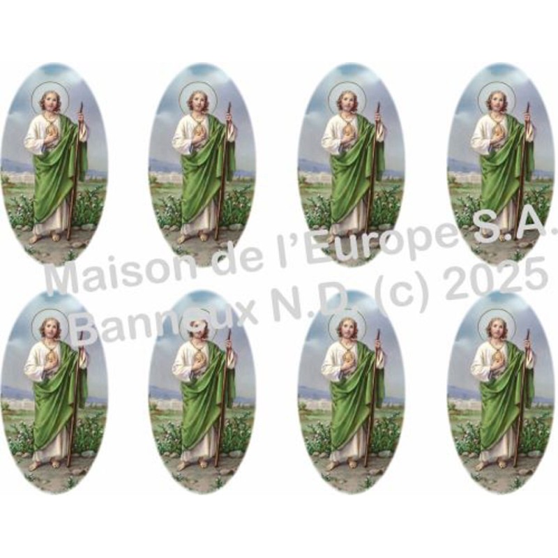 SAINT JUDE STICKERS 8 / A4 10X6.8 CM    