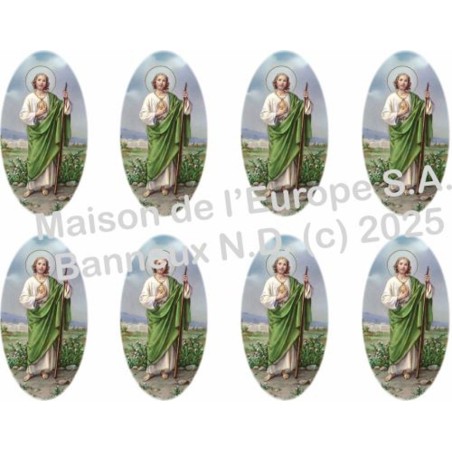 SAINT JUDE STICKERS 8 / A4 10X6.8 CM    