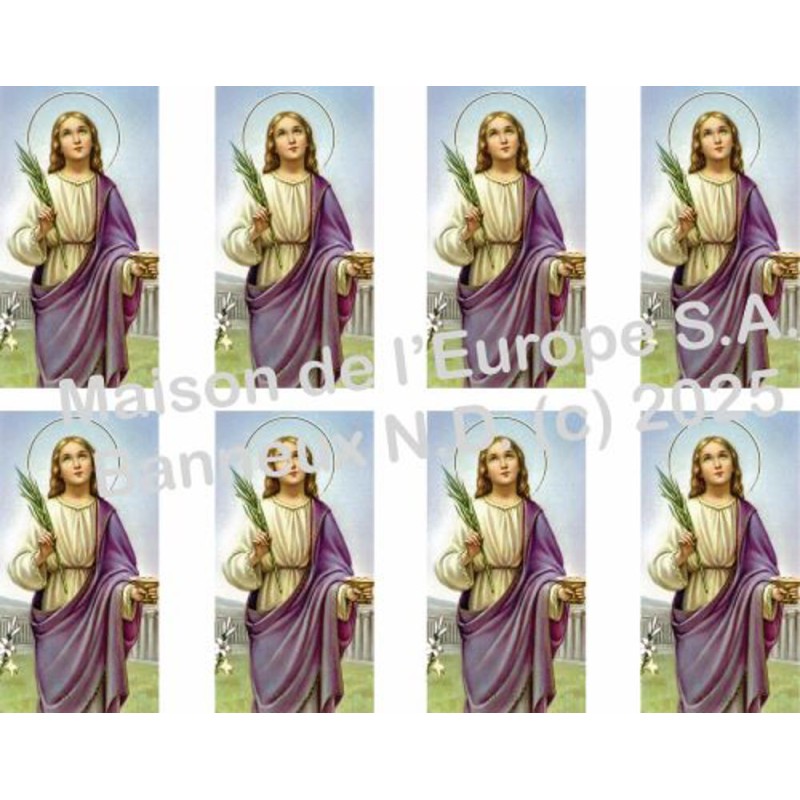 Sint Odile Stickers 8/A4 10x6,8 cm