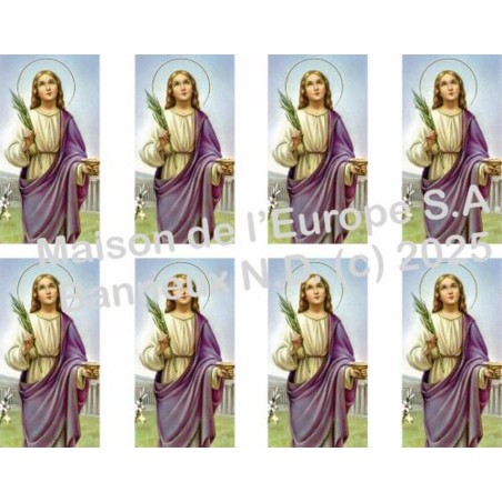 Saint Odile Stickers 8/A4 10x6.8 cm