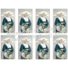 Sainte Catherine Laboure Stickers 8/A4 10x6.8 cm